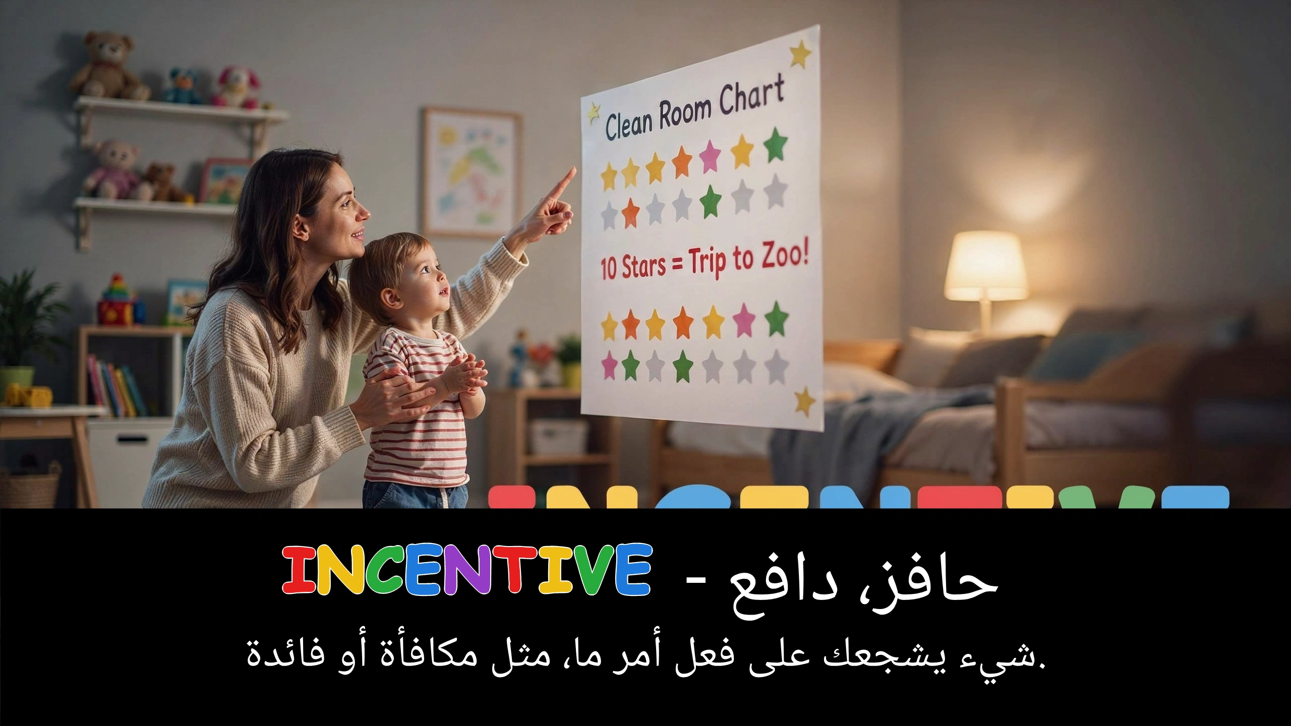 Arabic Illustration for incentive